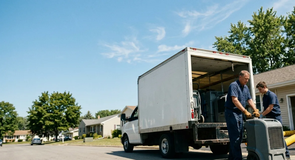 Water Damage Cleanup in Danvers, IL near me